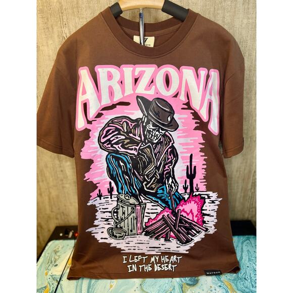 Watson Other - NWT Sz. L - Watson "Left My Heart in the Desert" Tee (Brown)